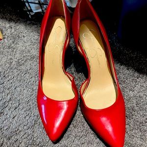Jessica Simpson Red Pumps ❤️